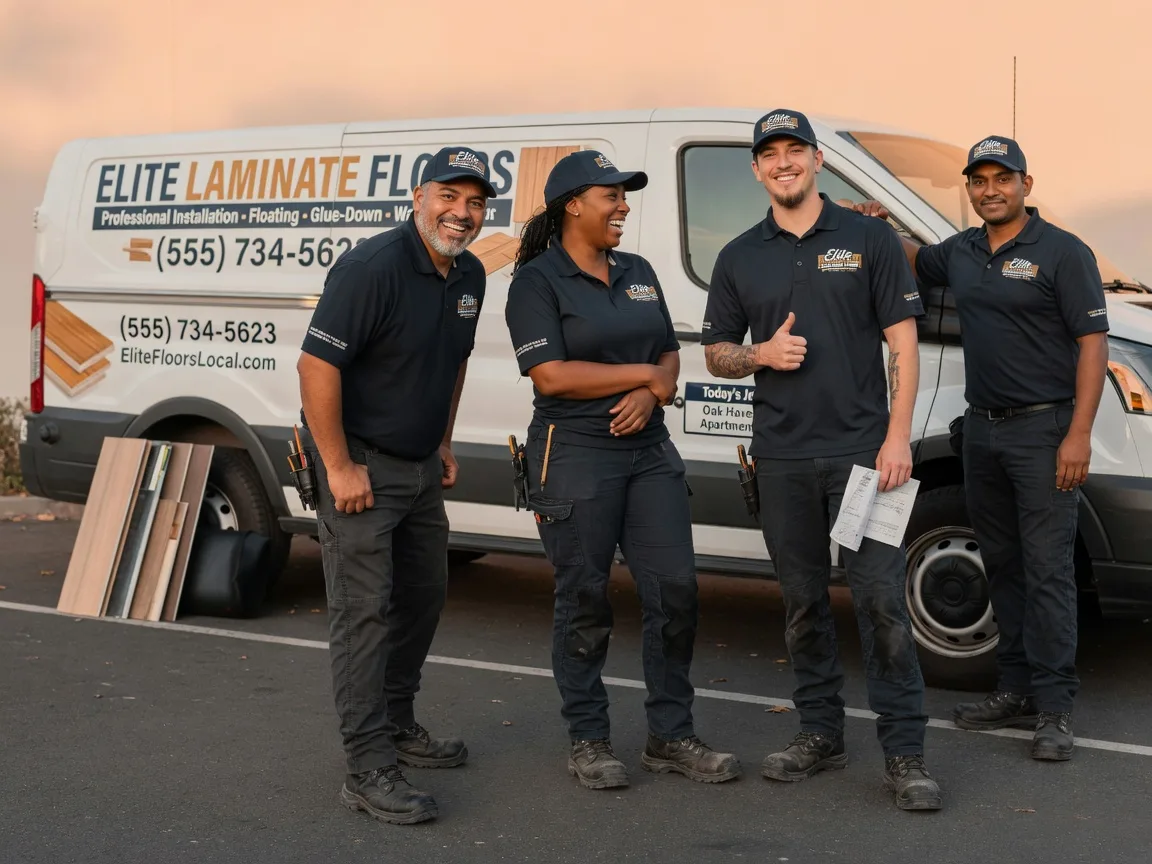 Laminate flooring installation company in Hilbert, WI